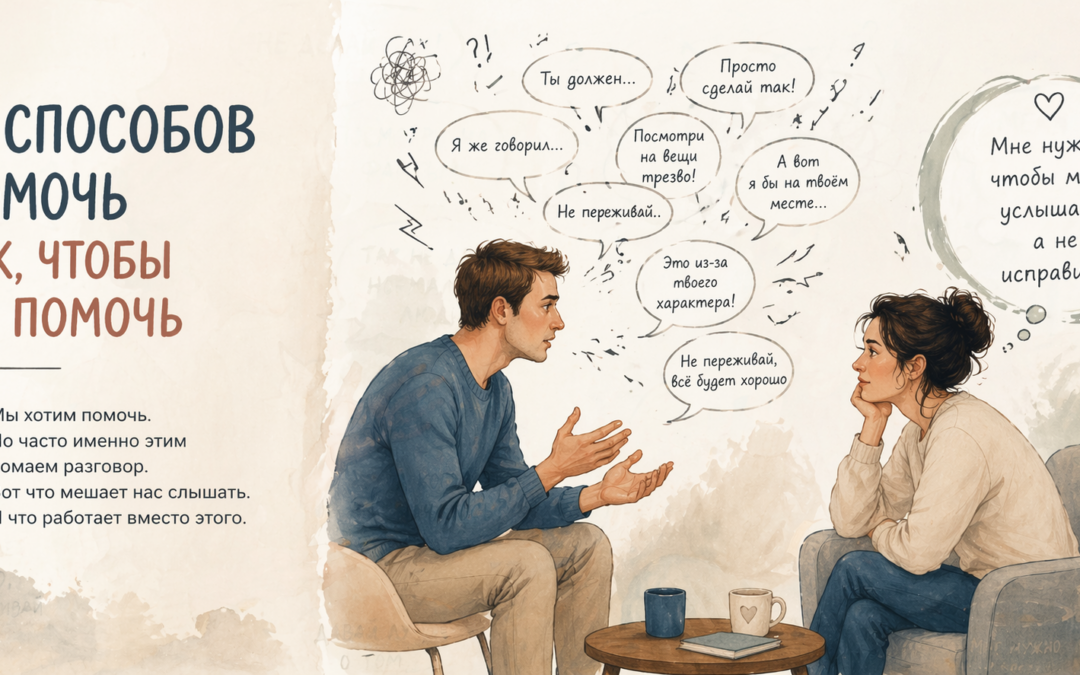 Двенадцать способов помочь так, чтобы не помочь